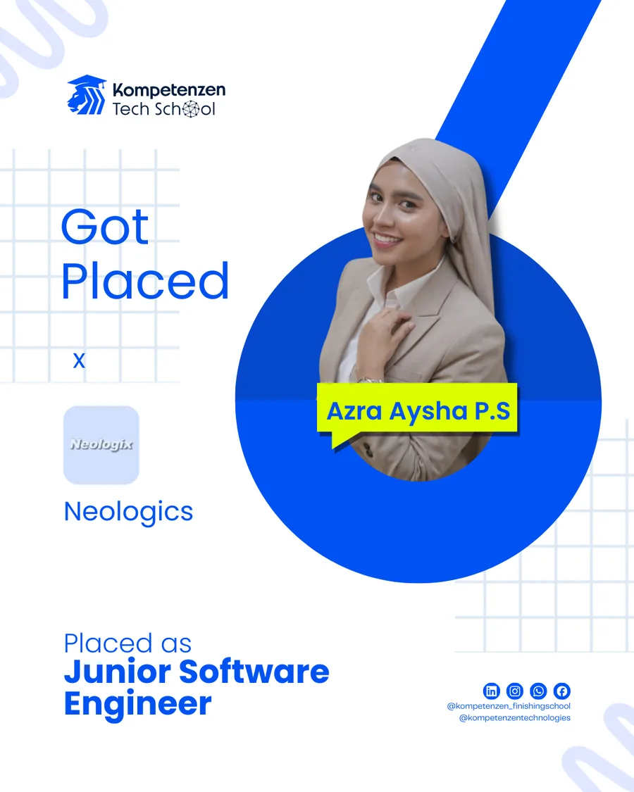 Azra Ayisha placed @ Neologics